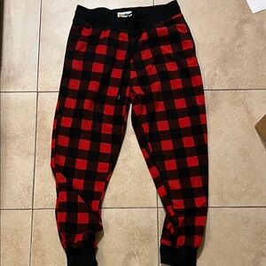 Red and Black Checkered Fleece Pj
